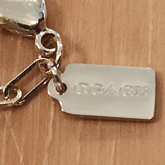 Coach Gold Rexy Hang Tag Charm Necklace - Picture 5 of 9